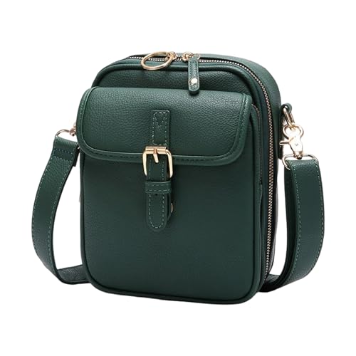 Unisex Anti Diebstahl Umhängetasche Leichte PU Leder Crossbody Geldbörse Mit Mehreren Kartentaschen Verstellbarer Gurt Crossbody Telefonbeutel Mit Kartenschlitzen von Yjcnelcr