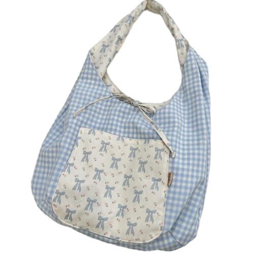 Yjcnelcr Ästhetische Leinwand Getötet Tasche Trendige Umhängetaschen Zum Einkaufen Strand Arbeitsreisen Große Kapazität Trendy Tuchgeschenke Blumen Schulter Mit Inneren Taschen von Yjcnelcr