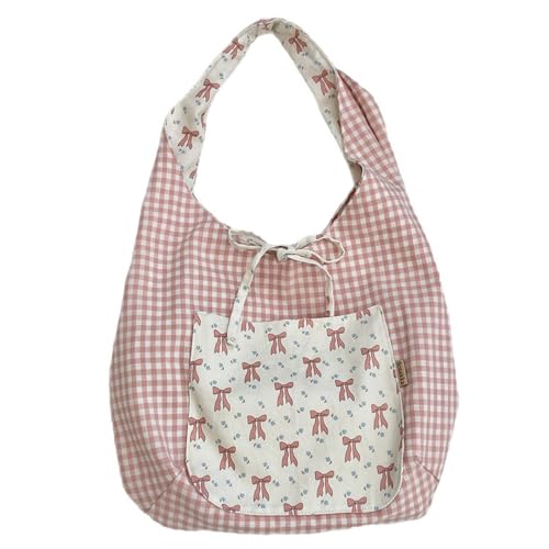 Yjcnelcr Ästhetische Leinwand Getötet Tasche Trendige Umhängetaschen Zum Einkaufen Strand Arbeitsreisen Große Kapazität Trendy Tuchgeschenke Blumen Schulter Mit Inneren Taschen von Yjcnelcr