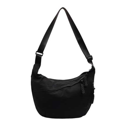 Yjcnelcr Crescents Tasche Für Frauen Männer Canvas Crossbody Taschen Multi Taschenschlollen Geräumiger Mond Schlampiger Knödel Geschenke Multipocket Crossbody Slings Für Frauen Schlampig Dumpling von Yjcnelcr