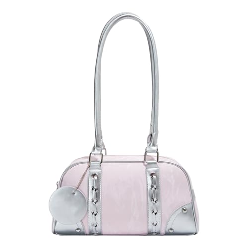 Yjcnelcr Damen Retro Business Bag Creative Damen Schultertasche In Praktischen PU Leder Weibliche Achselstücke Für Den Täglichen Gebrauch Alltagskissenbeutel von Yjcnelcr