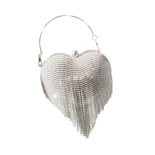 Yjcnelcr Elegante Strassstasche Herzabend Mit Abnehmbarer Kettenriemenschulter Für Partys Und Besonderer Anlass Luxusabend Yjcnelcr Elegante Strassstasche Herzabend Mit Abnehmbarer Kettenriemenschulter Für Partys Und Besonderer Anlass Luxusabend von Yjcnelcr