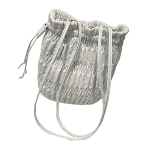 Yjcnelcr Falten Achselhöhlen Tasche Für Frauen Handtasche Einfache Schulter PU Leder Achsel Achsel Schaufel Mode Pendeln Frauen Achselhöhle Handtasche Falten Schulter PU Leder Unterarm von Yjcnelcr
