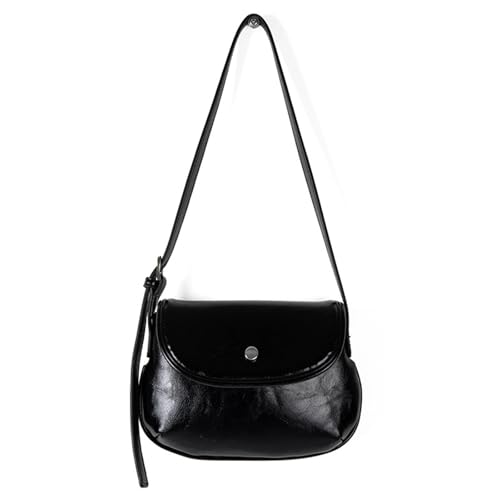 Yjcnelcr Frauen Bag PU Leder Schulter Koreanische Stile Handtasche Einkaufen Dating Retro Crossbody Trendy Messengers Frauen Retro Schulter Crossbody Pu Leder Messenger Für Täglich von Yjcnelcr