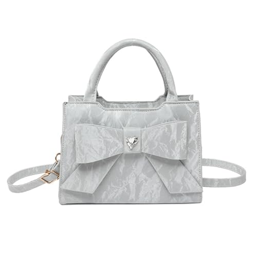 Yjcnelcr Frauen Bag Trendy Schulter Schöne Bogenknotenhandbuder PU Leder Crossbody Arbeit Top Dating Frauen Crossbody PU Leder Schulter Täglich Handtasche Einkauf Datierung Dating von Yjcnelcr