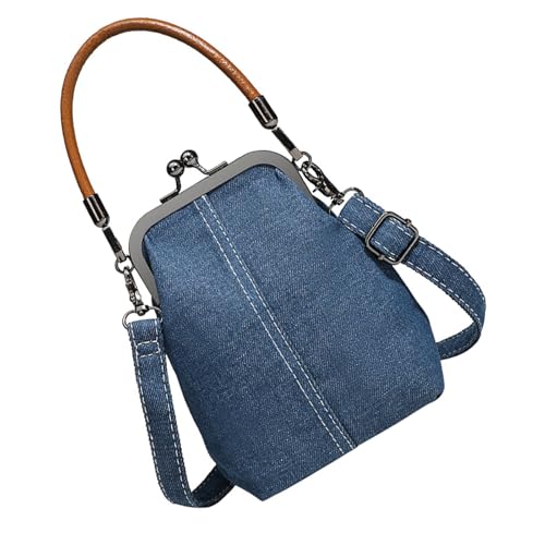 Yjcnelcr Frauen Mode Handtasche Pendeltasche DeniMs Schulter Top Kuss Crossbod von Yjcnelcr