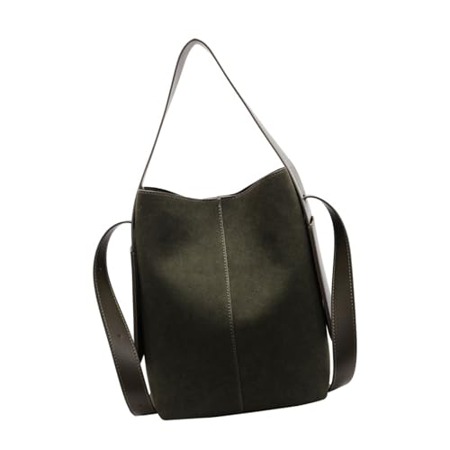 Yjcnelcr Große Kapazität PU Umhängetasche Für Frauen Eimerbeutel Mit Verstellbarem Riemen Modische Crossbody Geldbörse Satchel Handtasche Mode Umhängetasche von Yjcnelcr