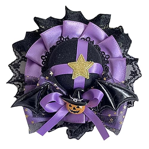 Yjcnelcr Haarspangen, Punk, Mini-Zylinder, Kürbis, Teufelsflügel, Haarspange, ein Paar, Entenschnabel-Clip, Mini-Zylinder, Halloween-Kürbis-Serie, Haarschmuck für Damen und Mädchen Yjcnelcr Haarspangen, Punk, Mini-Zylinder, Kürbis, Teufelsflügel, Haarspange, ein Paar, Entenschnabel-Clip, Mini-Zylinder, Halloween-Kürbis-Serie, Haarschmuck für Damen und Mädchen von Yjcnelcr