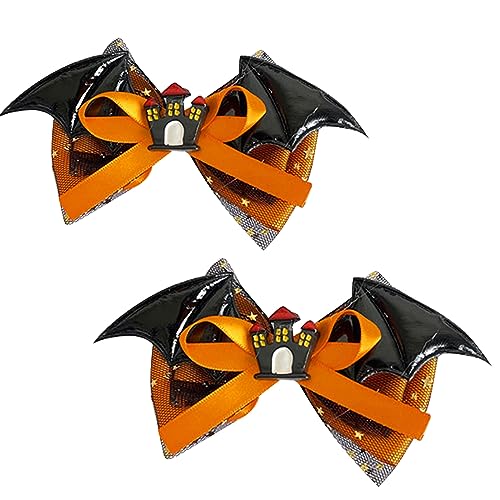 Yjcnelcr Haarspangen, Punk, Mini-Zylinder, Kürbis, Teufelsflügel, Haarspange, ein Paar, Entenschnabel-Clip, Mini-Zylinder, Halloween-Kürbis-Serie, Haarschmuck für Damen und Mädchen Yjcnelcr Haarspangen, Punk, Mini-Zylinder, Kürbis, Teufelsflügel, Haarspange, ein Paar, Entenschnabel-Clip, Mini-Zylinder, Halloween-Kürbis-Serie, Haarschmuck für Damen und Mädchen von Yjcnelcr