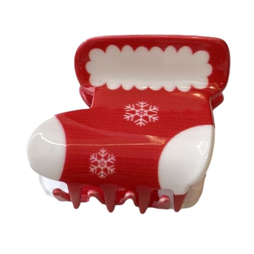 Yjcnelcr Haarspangen, zarte Weihnachts-Haarklammer für Damen, Mädchen, Haarspange für langes Haar, rutschfeste Haarspange, zarte Reise-Haarspange, Haarschmuck für Damen und Mädchen von Yjcnelcr