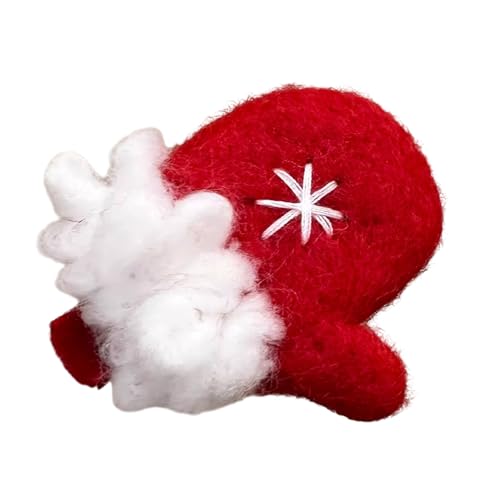 Yjcnelcr Haarspangen für Damen, Cartoon-Kranz, Weihnachtsmannmütze, Haarspange mit Kranz, Haarband, pelzige Haarspange für Halloween, Cosplay, Zubehör, Haarschmuck für Damen, Mädchen von Yjcnelcr