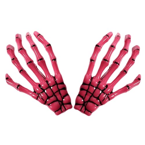 Yjcnelcr Haarspangen für Damen, Haarspangen, Klaue, Haarspange, Skelett, Hand, Cosplay, Halloween, Kopfschmuck, Haarnadeln, Haarschmuck für Damen, Mädchen von Yjcnelcr