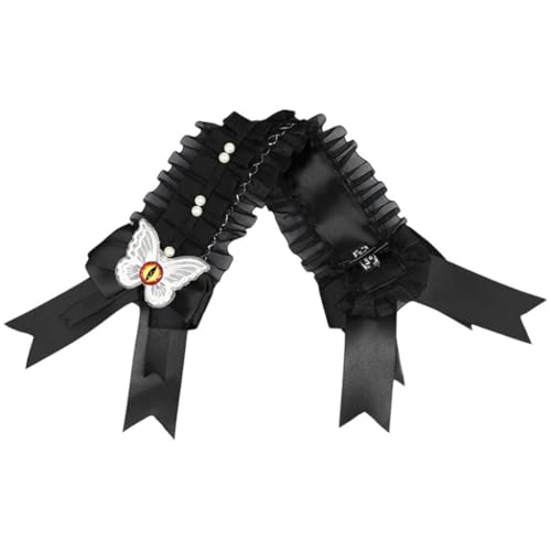 Yjcnelcr Haarspangen für Damen, Spitzenband, Stirnbänder, Gothic-Schleifen, Kopfbedeckung, Schmetterling, Haarnadeln, Haarschmuck für Damen und Mädchen Yjcnelcr Haarspangen für Damen, Spitzenband, Stirnbänder, Gothic-Schleifen, Kopfbedeckung, Schmetterling, Haarnadeln, Haarschmuck für Damen und Mädchen von Yjcnelcr