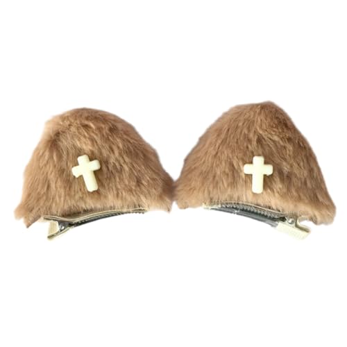 Yjcnelcr Haarspangen für Frauen, Haarspangen, Maskerade, Plüsch, Katzenohren, Haarspangen, Mädchen, Rollenspiel, Zöpfe, Haarnadeln, Haarspangen, Haarschmuck für Damen und Mädchen Yjcnelcr Haarspangen für Frauen, Haarspangen, Maskerade, Plüsch, Katzenohren, Haarspangen, Mädchen, Rollenspiel, Zöpfe, Haarnadeln, Haarspangen, Haarschmuck für Damen und Mädchen von Yjcnelcr