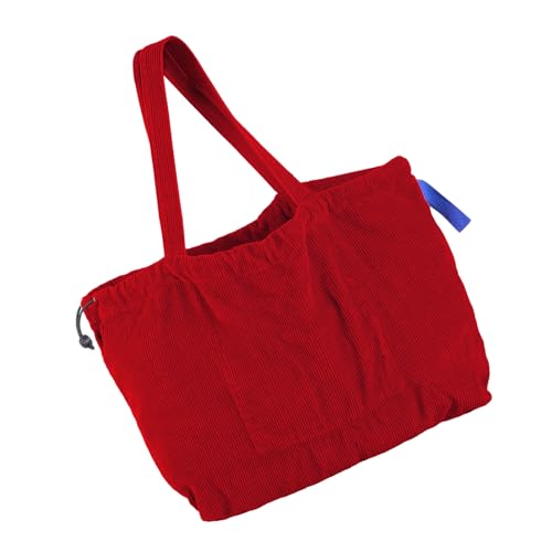 Yjcnelcr Koreanisch Inspirierte Cord Umhängetasche Geräumige Innenraum Freizeit Handtasche Für Frauen Die Mode Und Funktionen Büroangestellbeutel Kombinieren von Yjcnelcr