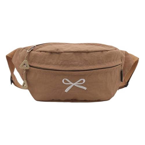Yjcnelcr Leinwand Für Frauen Crossbody Bag Leichte Und Einzigartig Verstellbare Schulter Reise Chest Taschen Zum Einkaufen Und Pendeln Süßer Bögen Schulter von Yjcnelcr