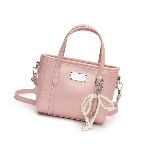 Yjcnelcr Mode Umhängetasche Mit Dekorativem Charme PU Leder Handtasche Crossbody Tasche Für Lässige Einkäufe Und Daten Elegante Handtasche von Yjcnelcr