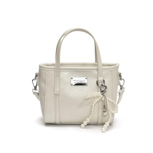 Yjcnelcr Mode Umhängetasche Mit Dekorativem Charme PU Leder Handtasche Crossbody Tasche Für Lässige Einkäufe Und Daten Elegante Handtasche von Yjcnelcr