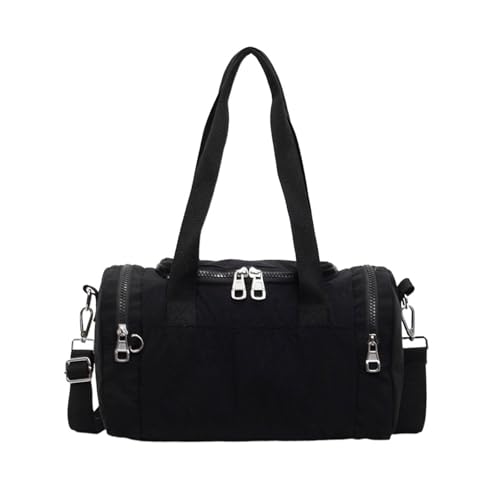 Yjcnelcr Moderne Unisex Umhängetasche Atmungsaktive Stoffkonstruktion Flexible Gurteinstellungen Geräumige Innenbüro Reise Umhängetasche von Yjcnelcr