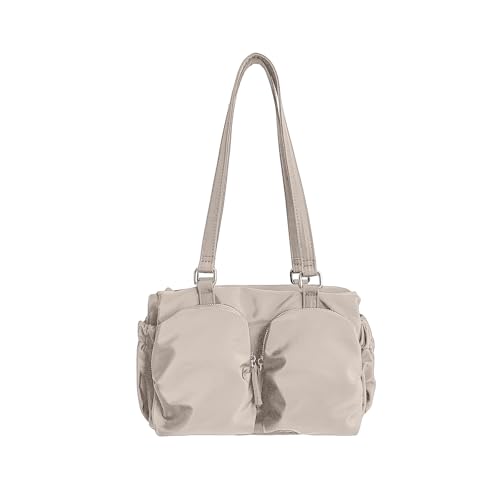 Yjcnelcr Stilvolle Achselhöhlen Tasche Für Frauen Mädchen Trendy Pendeln Mehrpockets Schulter Nylon Achselstab von Yjcnelcr