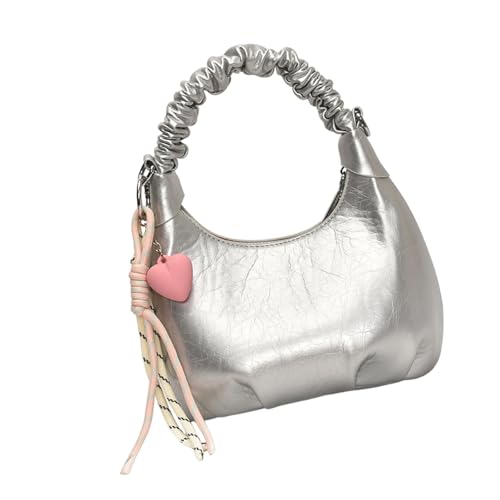 Yjcnelcr Stilvolle Umhängetasche PU Leder Crossbody Taschen Lässig Unterarmte Geldbörse Gerissene Handtasche Für Modefrauen Die Nach Stilen Leichte Umhängetasche Suchen von Yjcnelcr