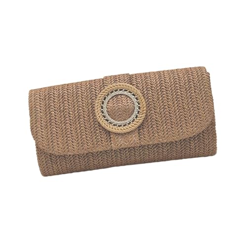 Yjcnelcr Strohklumpen Handtaschen Für Frauen Mädchen Abend Klauen Geldbeutel Handtasche Stroh Schulter Crossbody Summers Strand Tasche Abend Handtasche von Yjcnelcr