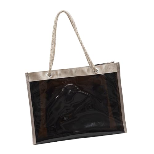 Yjcnelcr Transparente Umhängetasche Mit Geräumigen Kompartiment PVC Unterarm Taschen Kosmetische Beutel Für Essentielle Und Accessoires Mode Transparente Einkaufstasche von Yjcnelcr