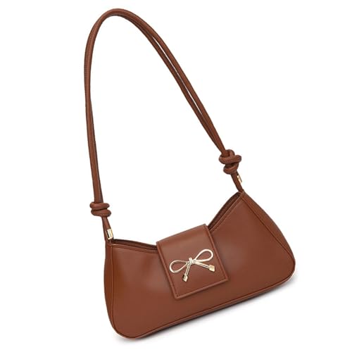 Yjcnelcr Umhängetasche Für Frauen Mädchen Trendy Abend Clutches Handy PU Leder Unter Dem Arm Geldbörsen Bowknot Geldbörsen Handtasche Geschenke Umhängetasche Für Frauen von Yjcnelcr