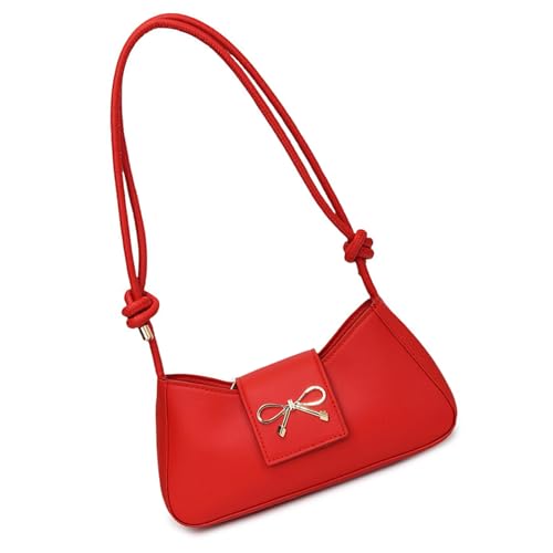 Yjcnelcr Umhängetasche Für Frauen Mädchen Trendy Abend Clutches Handy PU Leder Unter Dem Arm Geldbörsen Bowknot Geldbörsen Handtasche Geschenke Umhängetasche Für Frauen von Yjcnelcr