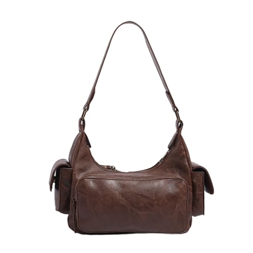 Yjcnelcr Umhängetasche Leder Handtaschen Abend Clutches Geldbörse PU Lederschlitten Handtasche Trendy Unterarm Für Frauen Trendy Unterarm von Yjcnelcr