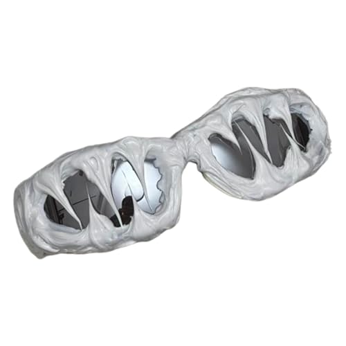 Yjkedfh Halloween Brille | Halloween Brille Kostümzubehör - UV400 Schutz Cooler Dunkler Style Für Cosplay Fest Damen Herren Jugendliche von Yjkedfh