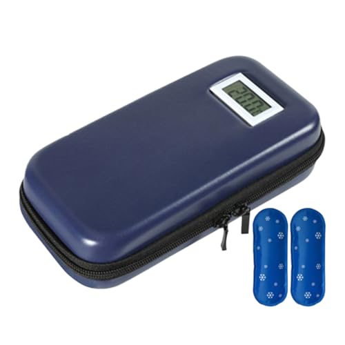 Yjkedfh Medikamenten-Kühltasche - Kompakte Medikamententasche mit Kühlelementen | Verstellbare Kühl Organizer Box Mit Temperaturdisplay Für Reisen Schule Outdoor Yjkedfh Medikamenten-Kühltasche - Kompakte Medikamententasche mit Kühlelementen | Verstellbare Kühl Organizer Box Mit Temperaturdisplay Für Reisen Schule Outdoor von Yjkedfh