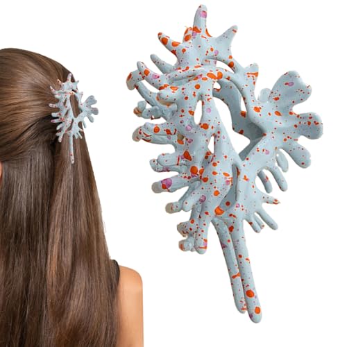 Yjkedfh Muschel Haarspange - Mädchen Haaraccessoire - Niedliche Rutschfeste Muschel-Klammer Für Frauen Zu Hochzeit, Urlaub, Alltag & Sport von Yjkedfh