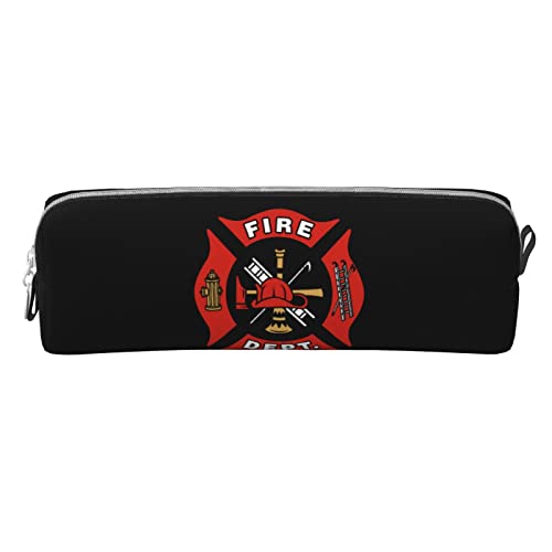 Ykklima Leder-Federmäppchen – Feuerwehrmann Fire DEPT Logo Rettungsmuster Schreibwarentasche Stift-Organizer Make-up Kosmetiktasche für Schule Arbeit Büro College Ykklima Leder-Federmäppchen – Feuerwehrmann Fire DEPT Logo Rettungsmuster Schreibwarentasche Stift-Organizer Make-up Kosmetiktasche für Schule Arbeit Büro College von Ykklima