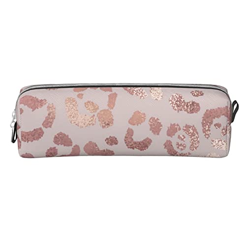 Ykklima Leder-Federmäppchen – Goldener Leopardenmuster, Schreibwaren-Tasche, Stift-Organizer, Make-up-Kosmetik-Halter, Tasche für Schule, Arbeit, Büro, Universität Ykklima Leder-Federmäppchen – Goldener Leopardenmuster, Schreibwaren-Tasche, Stift-Organizer, Make-up-Kosmetik-Halter, Tasche für Schule, Arbeit, Büro, Universität von Ykklima