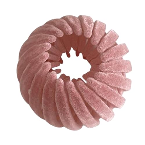 Magische Haarklammer mit Vogelnest – Faule Vögel Nest Platte Haarnadel | Samt-Haarspangen | erweiterbarer Pferdeschwanz-Halter | Haarklammern | Haarknoten-Zubehör für Frauen von Ylnailky