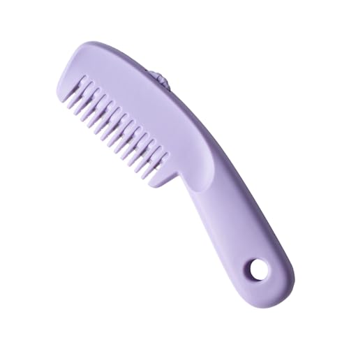 Ylnailky Ausdünnung Trimmer Kamm, Schere Kamm - Haarschneiden multifunktionales Verdünnungskamm | Pony Trimmer, tragbare Frauen -Styling -Accessoires für reibungslose Aussehen für Familien von Ylnailky
