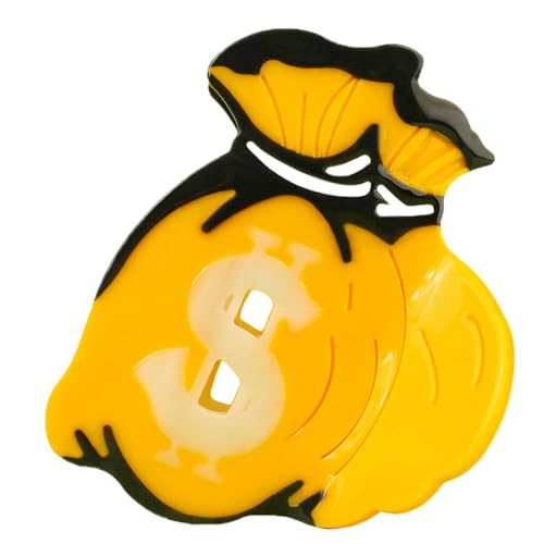 Gelbe Haarklammern in Geldbeutelform, hochwertige Haarspangen für Damen, dünnes, dickes, lockiges Haar, rutschfest, starker Halt, Haarklammern von YlobdolY