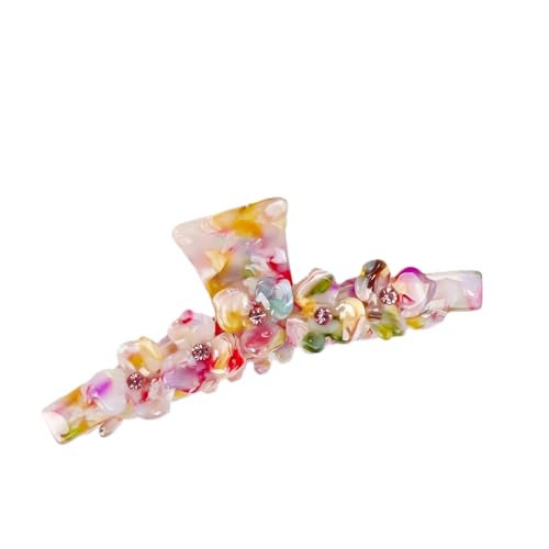 Große Haarspangen für Damen, kleine Blumen, hochwertige Haarklammern für Damen, dünnes, dickes, lockiges Haar, rutschfest, starker Halt, mehrfarbig von YlobdolY