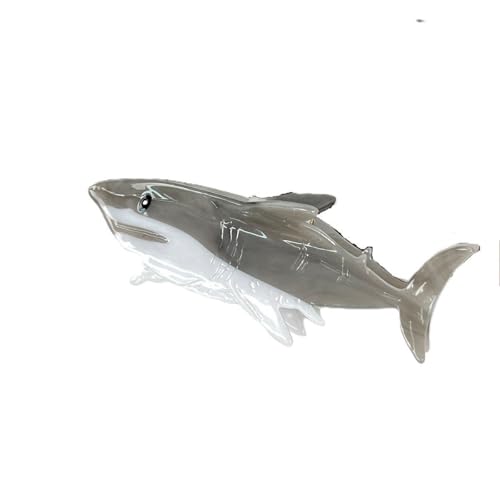 Nette Hai geformte Haarspangen für Frauen, Große Haarspangen für Frauen Dünnes dickes lockiges Haar, Rutschfeste starke Halt Kiefer Haarspangen Grau von YlobdolY