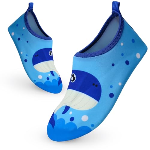 YloveM Badeschuhe Kinder Schwimmschuhe Kleinkind Wasserschuhe Mädchen Jungen Beachschuhe rutschfeste Aquaschuhe Strandschuhe für Baby Strand Schwimmbad Surfschuhe von YloveM