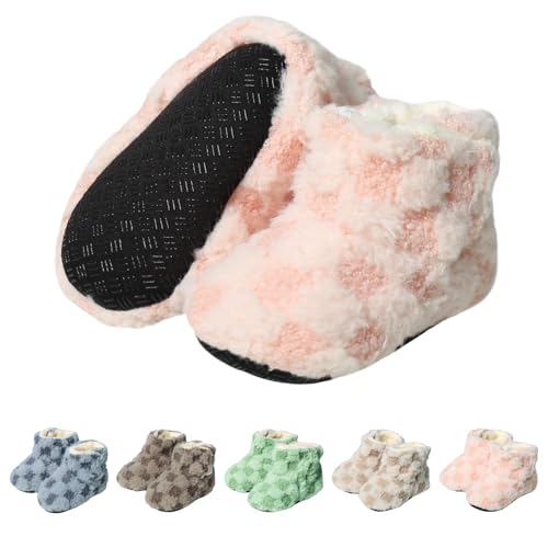 YloveM Kleinkind Baby Jungen Mädchen Booties,Unisex Neugeborene Winterschuhe Verdicken Schneestiefel Anti-Rutsch Sohle Weich Kleinkind Warm Sock Schuhe von YloveM