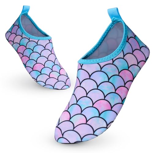 YloveM Badeschuhe Kinder Wasserschuhe Mädchen Jungen Kleinkind Schwimmschuhe rutschfeste Aquaschuhe Strandschuhe für Baby Schnell Trockene Surfschuhe Barfußschuhe Leichte von YloveM