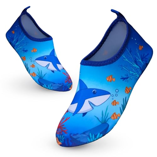 YloveM Badeschuhe Kinder Wasserschuhe Mädchen Jungen Kleinkind Schwimmschuhe rutschfeste Aquaschuhe Strandschuhe für Baby Schnell Trockene Surfschuhe Barfußschuhe Leichte von YloveM