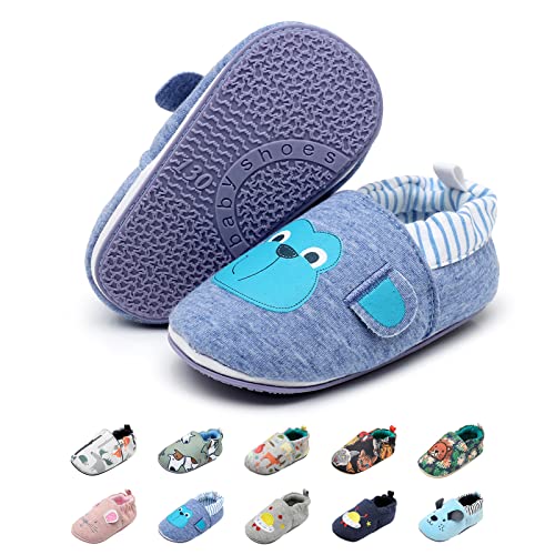 YloveM Krabbelschuhe Baby Laufschuhe Jungen Mädchen Babyschuhe Mit Weicher Sohle für Kleinkinder Schuhe Neugeborene rutschfeste Babyhausschuh von YloveM