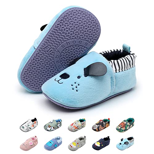 YloveM Krabbelschuhe Baby Laufschuhe Jungen Mädchen Babyschuhe Mit Weicher Sohle für Kleinkinder Schuhe Neugeborene rutschfeste Babyhausschuh von YloveM
