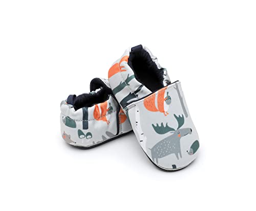 YloveM Krabbelschuhe Baby Laufschuhe Jungen Mädchen Babyschuhe Mit Weicher Sohle für Kleinkinder Schuhe Neugeborene rutschfeste Babyhausschuh von YloveM