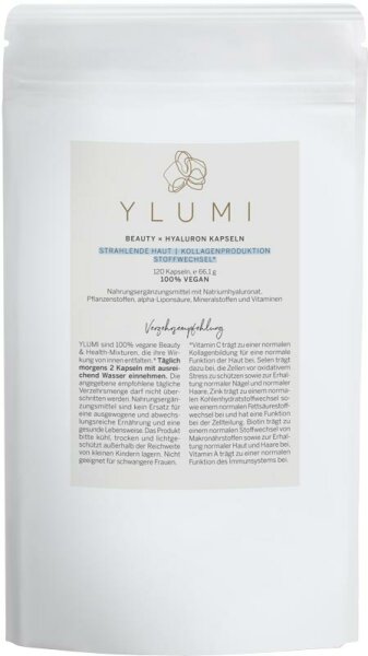 Ylumi Beauty X Hyaluron Kapseln Refill 120 Kapseln 66,1 g Ylumi Beauty X Hyaluron Kapseln Refill 120 Kapseln 66,1 g von Ylumi
