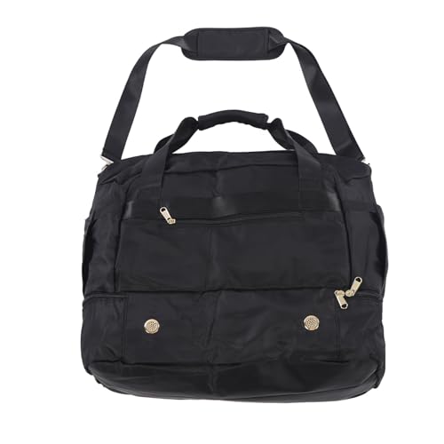 Versatile Weekender for Women, Polyester Material, Large Capacity with USB Charging Port, for Travel Sports Gym Yoga (Black) von Ylwxzenith