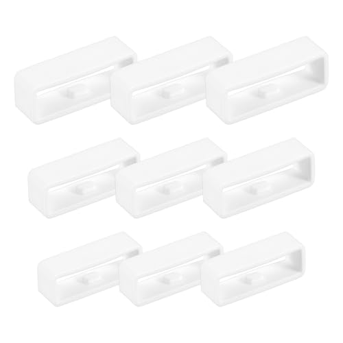 Ymapinc 9 Stück Weiß Uhrenarmband Schlaufe, Langlebiges Schlaufe Uhrband Silikon Ersatz Uhrenarmband Verschlussring Unisex 3 Größen (18 mm 20 mm 22 mm) von Ymapinc